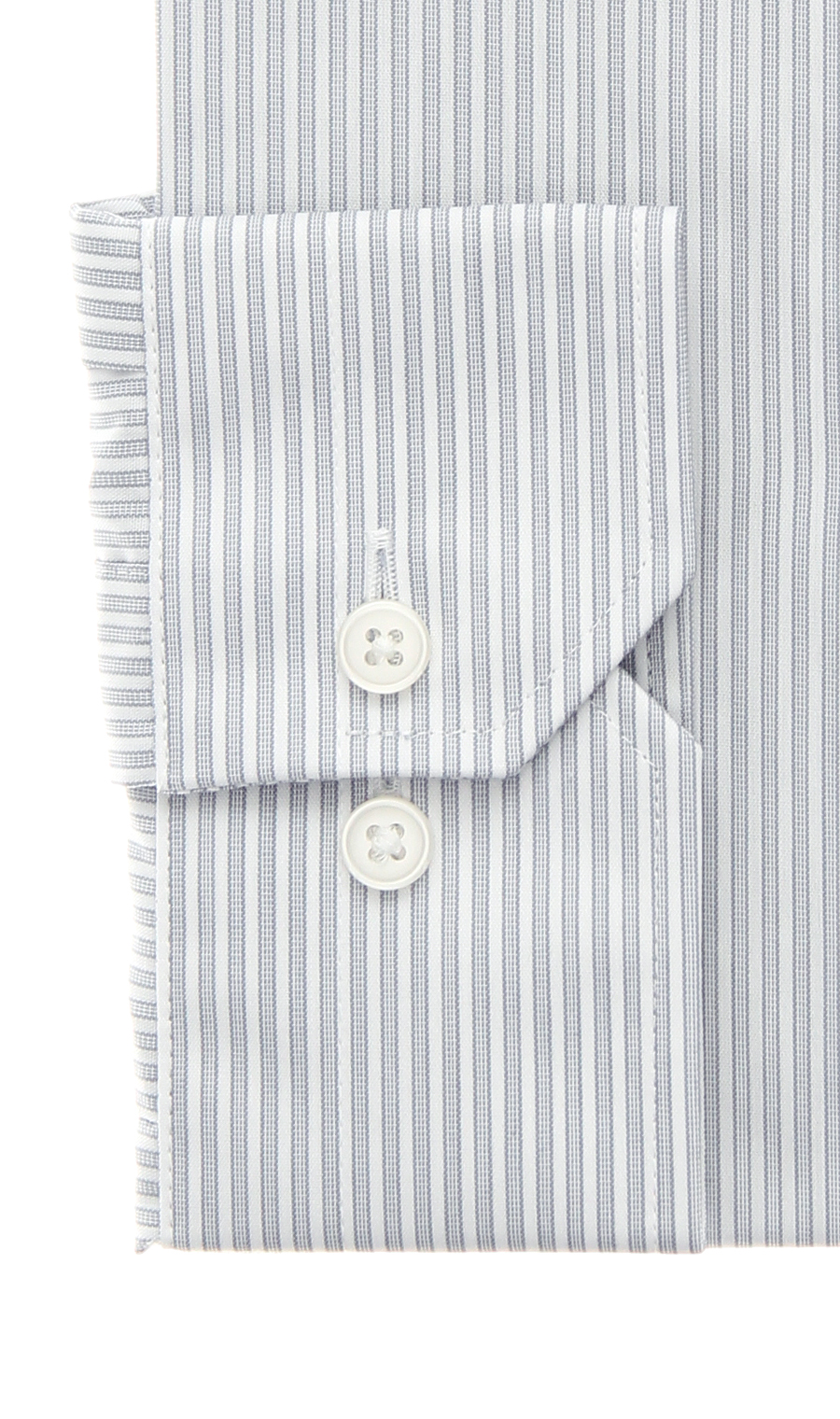 【みんなのシャツ】ボタンダウンワイシャツ【キング&トール】 グレー 首周り:45cm,裄丈:88cm