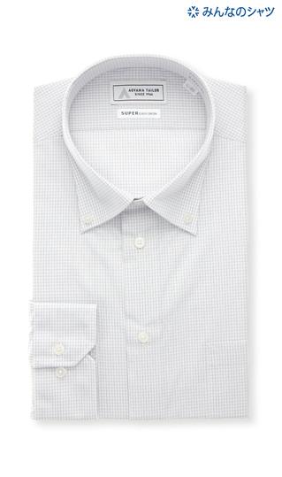■【みんなのシャツ】ボタンダウンワイシャツ【キング&トール】