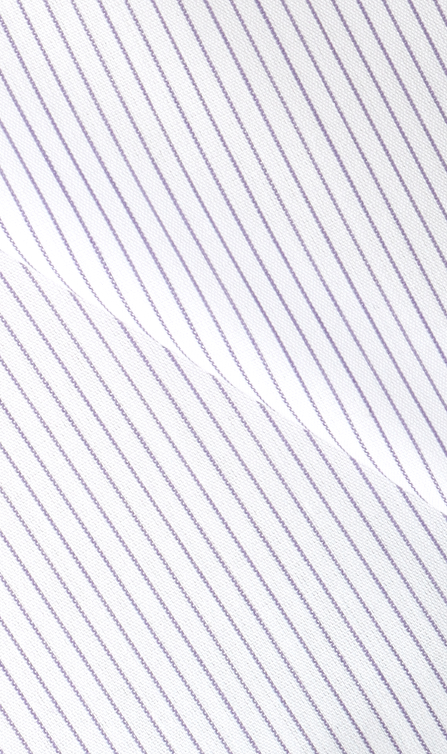 【みんなのシャツ】ボタンダウンワイシャツ パープル 首周り:43cm,裄丈:82cm