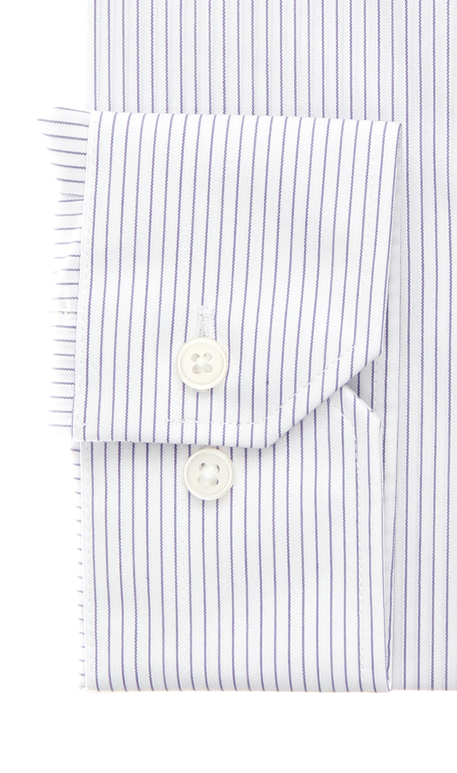 ■【みんなのシャツ】ボタンダウンワイシャツ【キング&トール】 パープル 首周り:45cm,裄丈:88cm