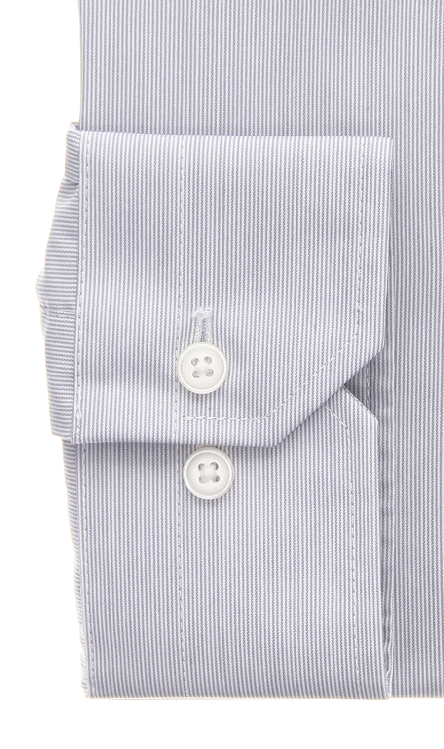 【みんなのシャツ】ボタンダウンワイシャツ【キング&トール】 グレー 首周り:45cm,裄丈:80cm