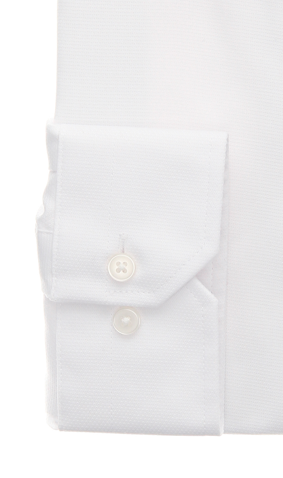 【みんなのシャツ】ワイドカラーワイシャツ【キング&トール】 ホワイト 首周り:45cm,裄丈:80cm