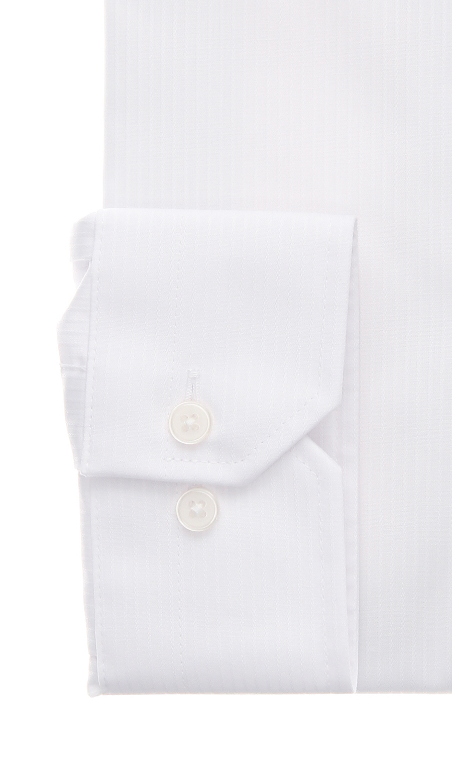 【みんなのシャツ】ワイドカラーワイシャツ【キング&トール】 ホワイト 首周り:45cm,裄丈:80cm