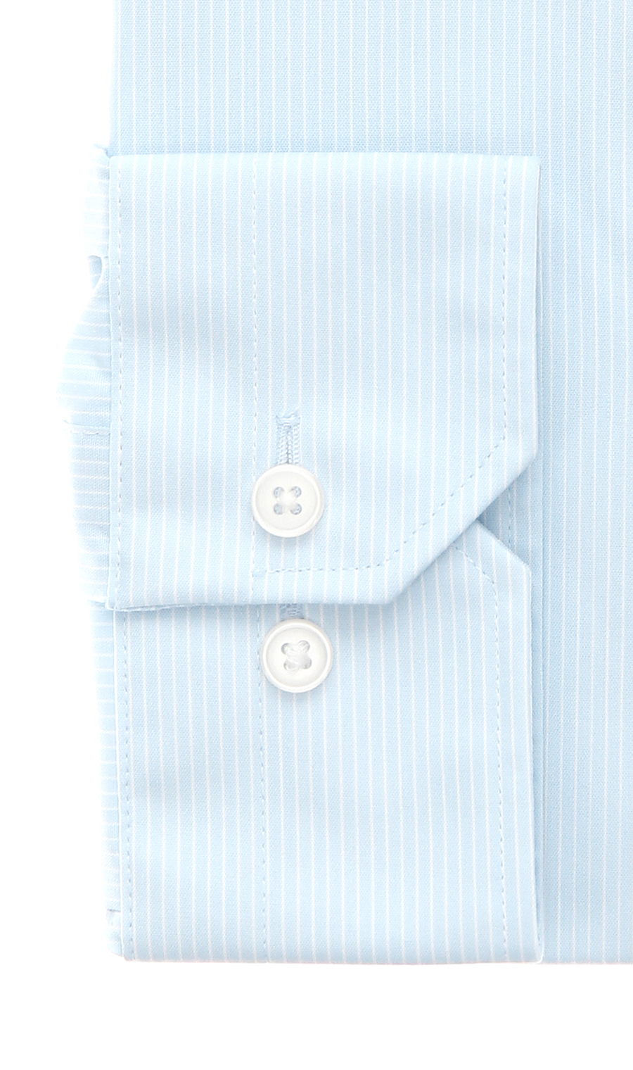 【みんなのシャツ】ワイドカラーワイシャツ【キング&トール】 ブルー 首周り:45cm,裄丈:80cm