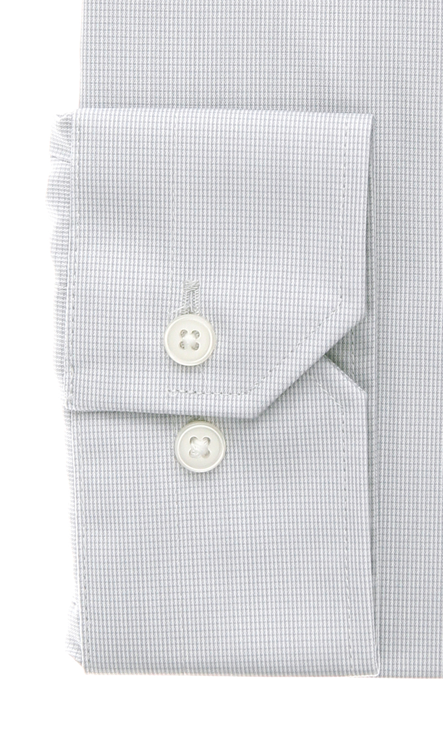 【みんなのシャツ】ワイドカラーワイシャツ【キング&トール】 グレー 首周り:45cm,裄丈:80cm