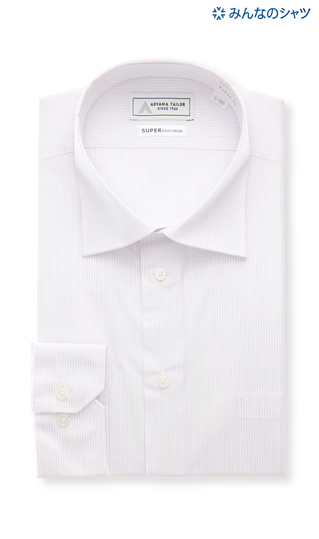 ■【みんなのシャツ】ワイドカラーワイシャツ【キング&トール】