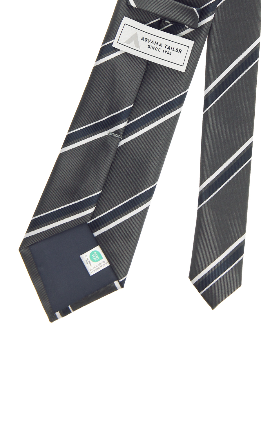 レギュラータイ【ロングサイズ】【OEKO-TEX】 グレー 9