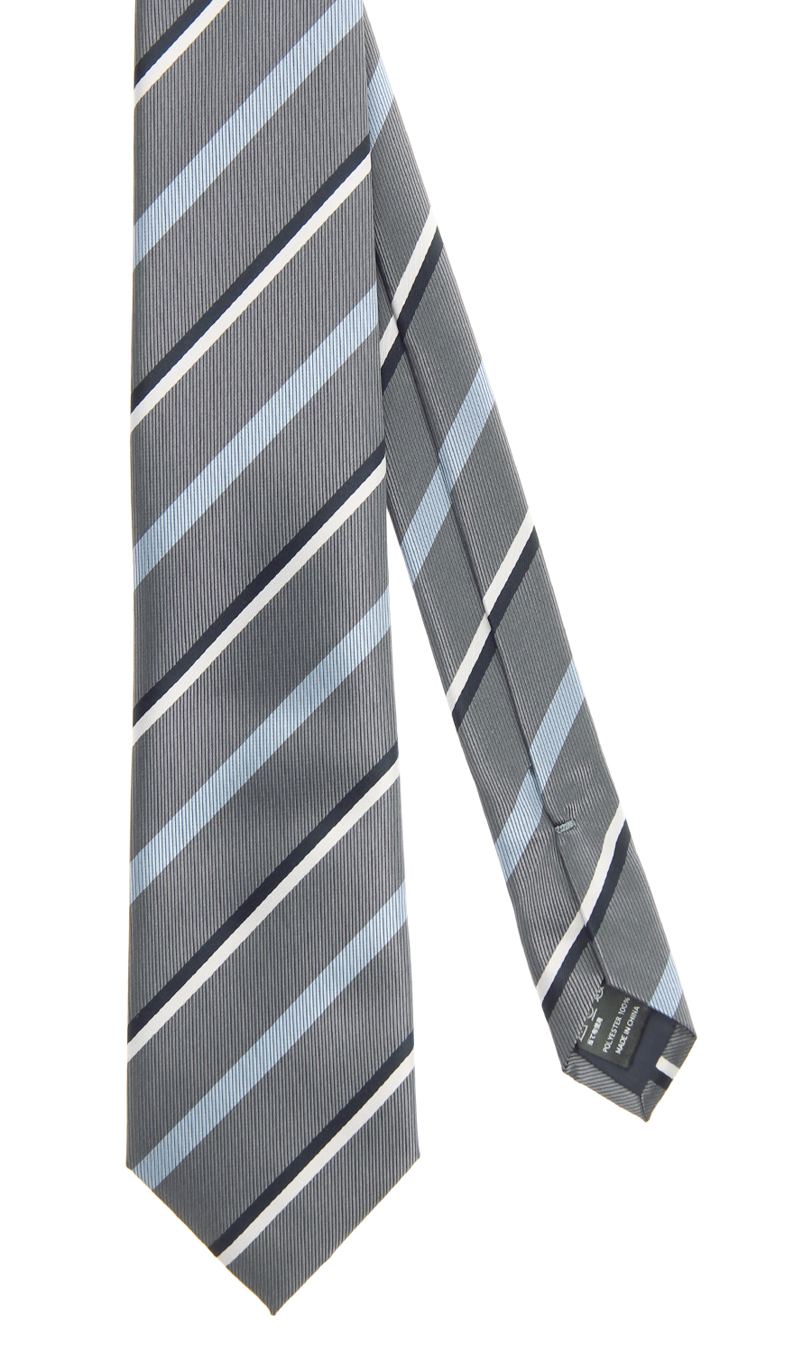 レギュラータイ【ロングサイズ】【OEKO-TEX】 グレー 9