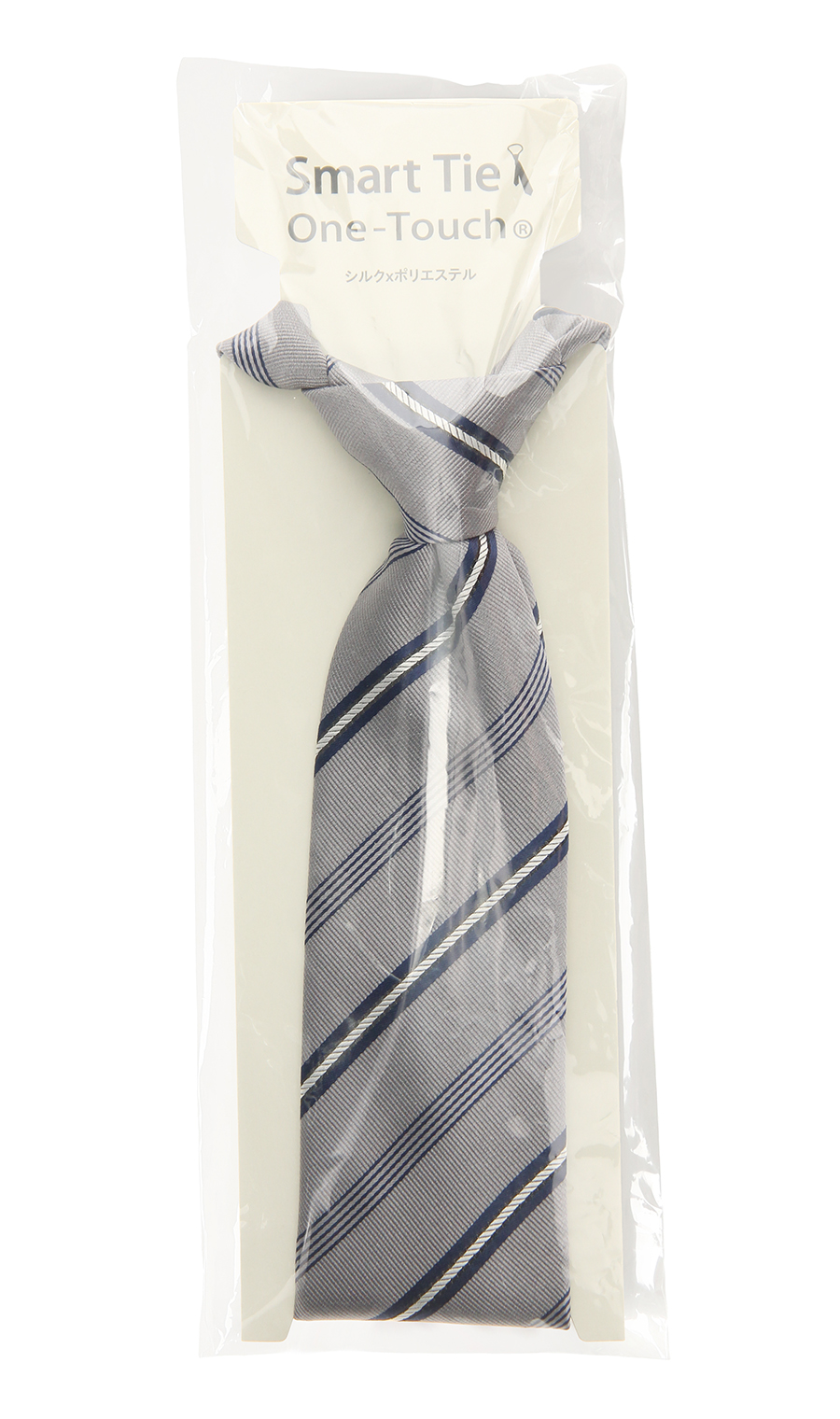 レギュラータイ【Smart Tie】【ワンタッチ】 グレー 0