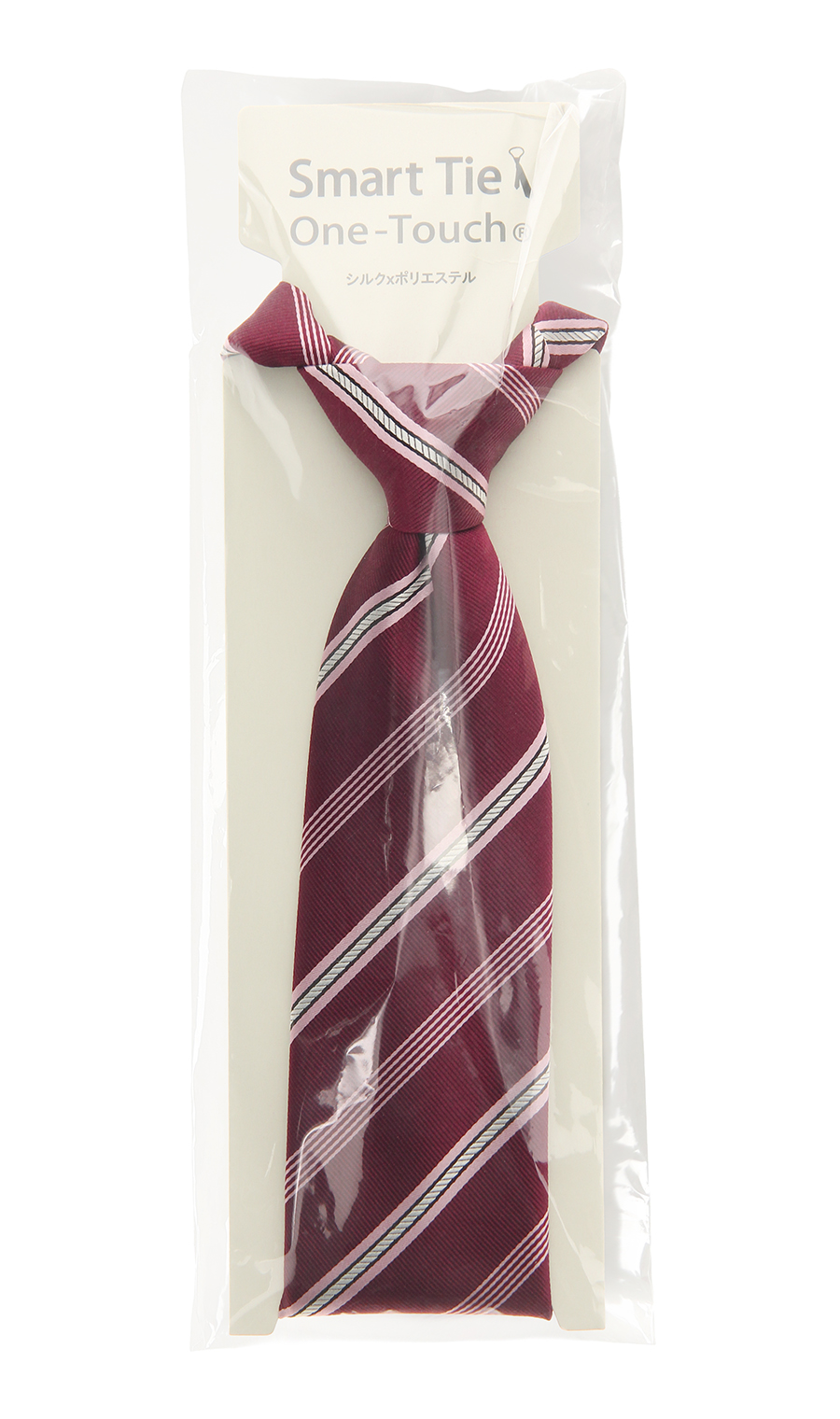 レギュラータイ【Smart Tie】【ワンタッチ】 レッド 0