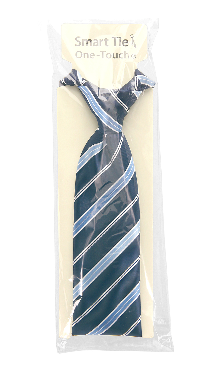 レギュラータイ【Smart Tie】【ワンタッチ】 ネイビー系 0
