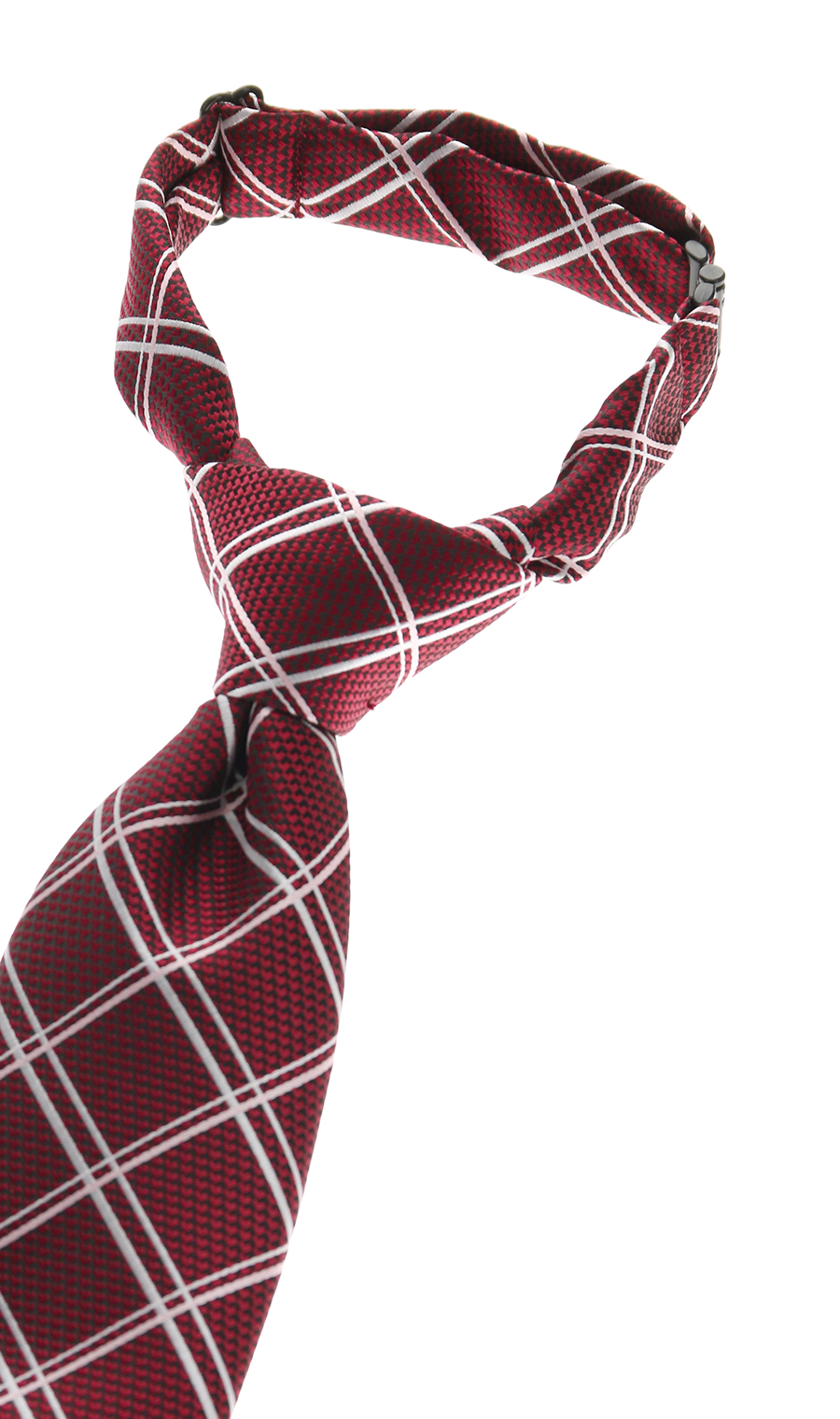 レギュラータイ【Smart Tie】【ワンタッチ】 エンジ系 0