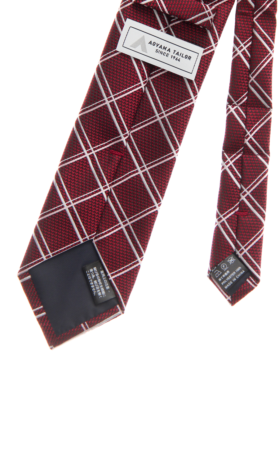 レギュラータイ【Smart Tie】【ワンタッチ】 エンジ系 0