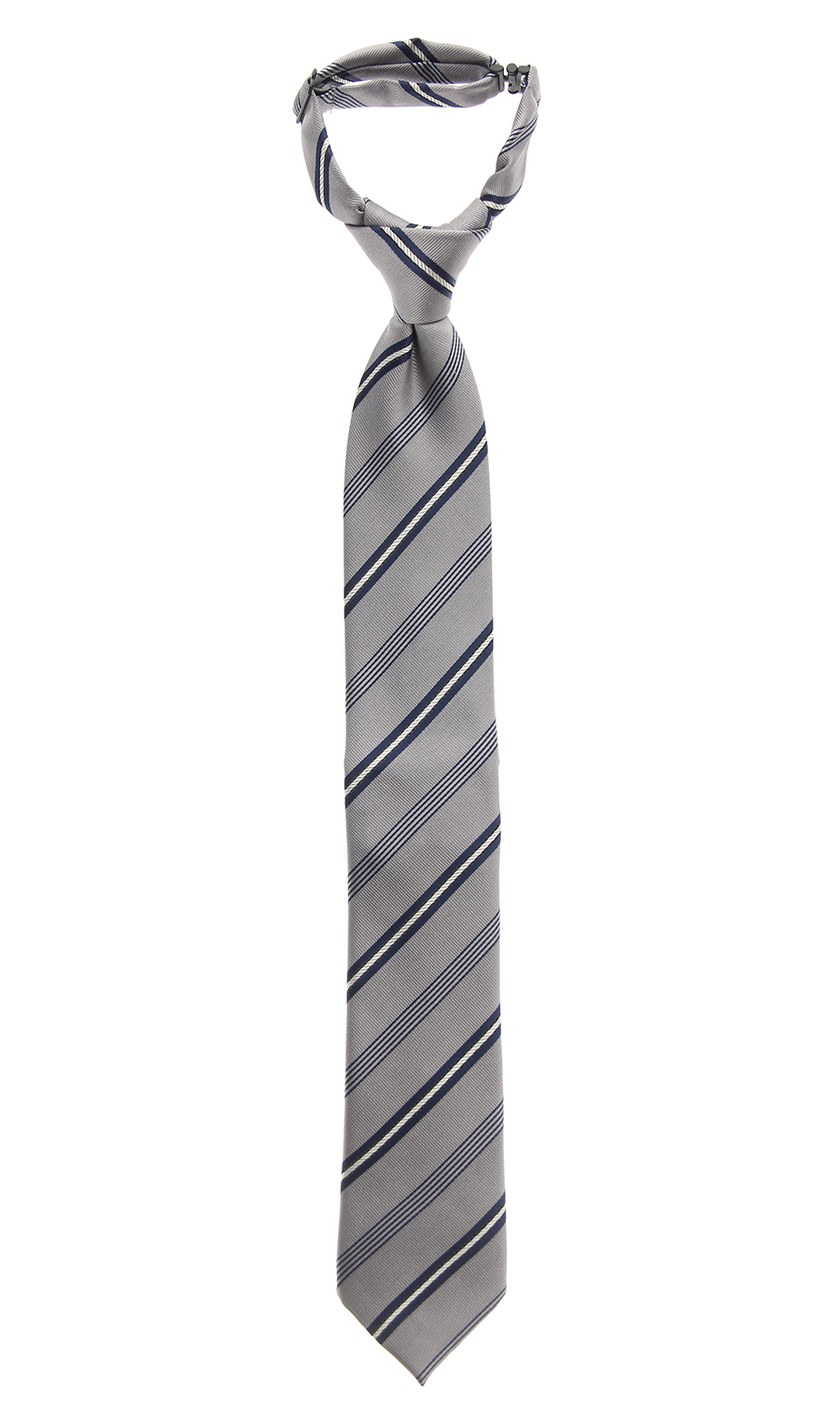 レギュラータイ【Smart Tie】【ワンタッチ】 シルバー 0