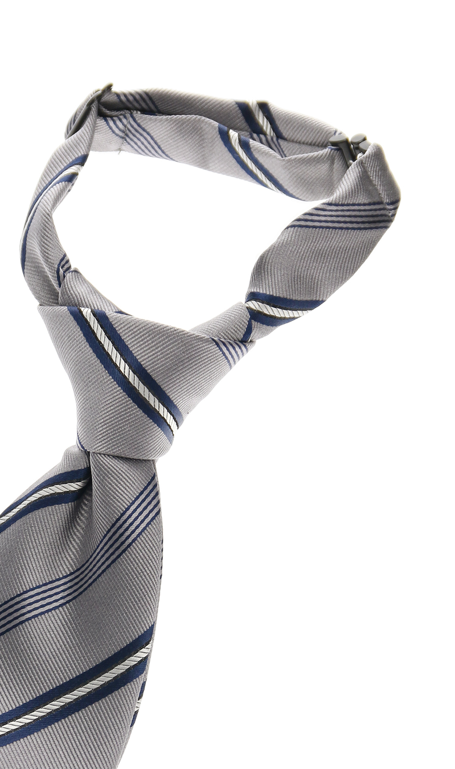 レギュラータイ【Smart Tie】【ワンタッチ】 シルバー 0