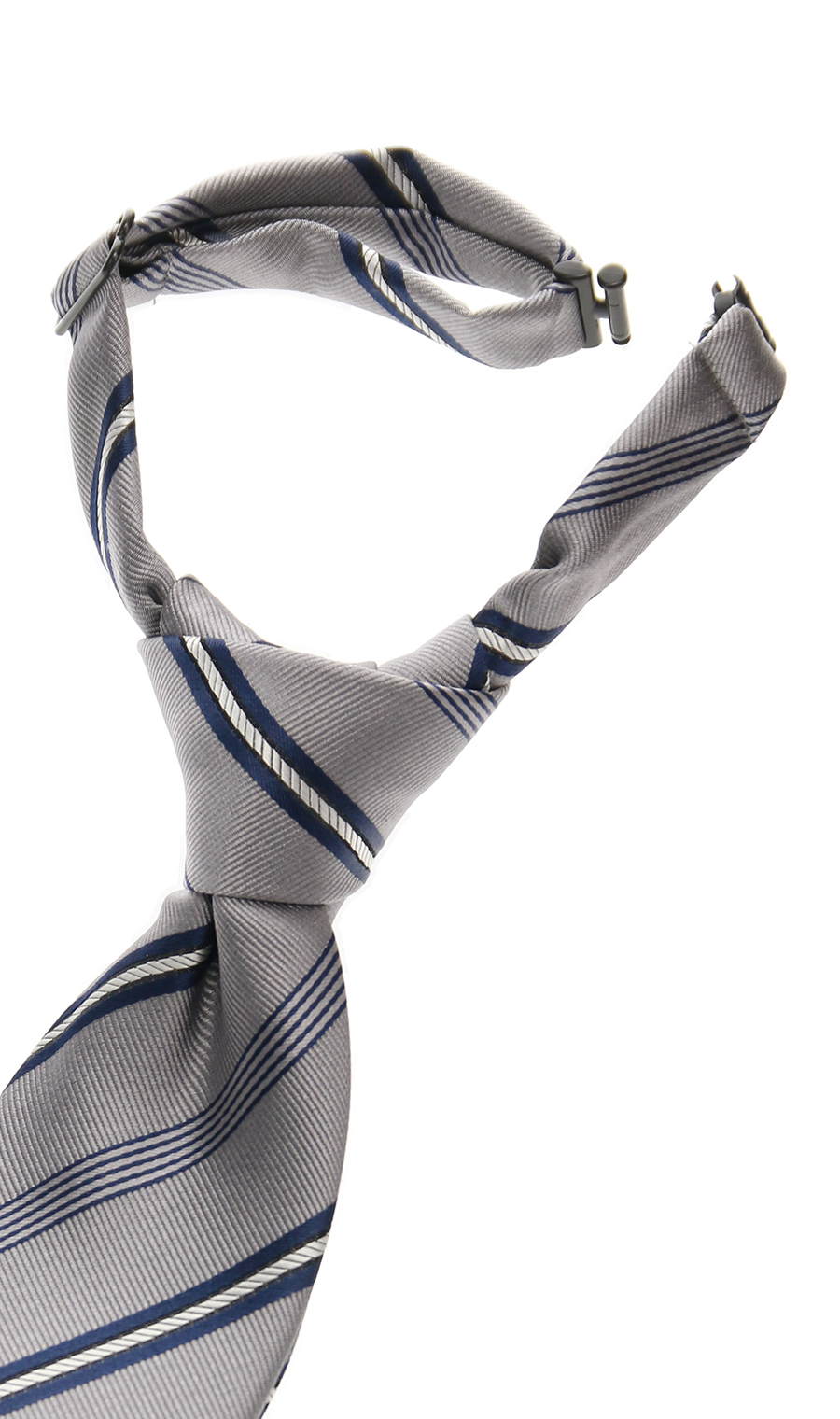 レギュラータイ【Smart Tie】【ワンタッチ】 シルバー 0