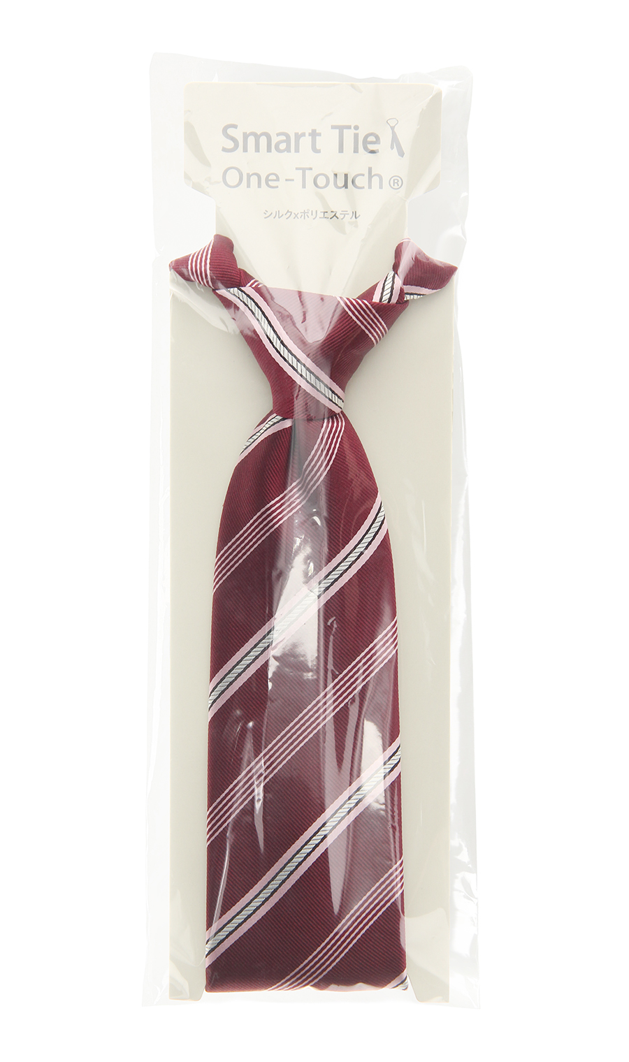 レギュラータイ【Smart Tie】【ワンタッチ】 レッド 0