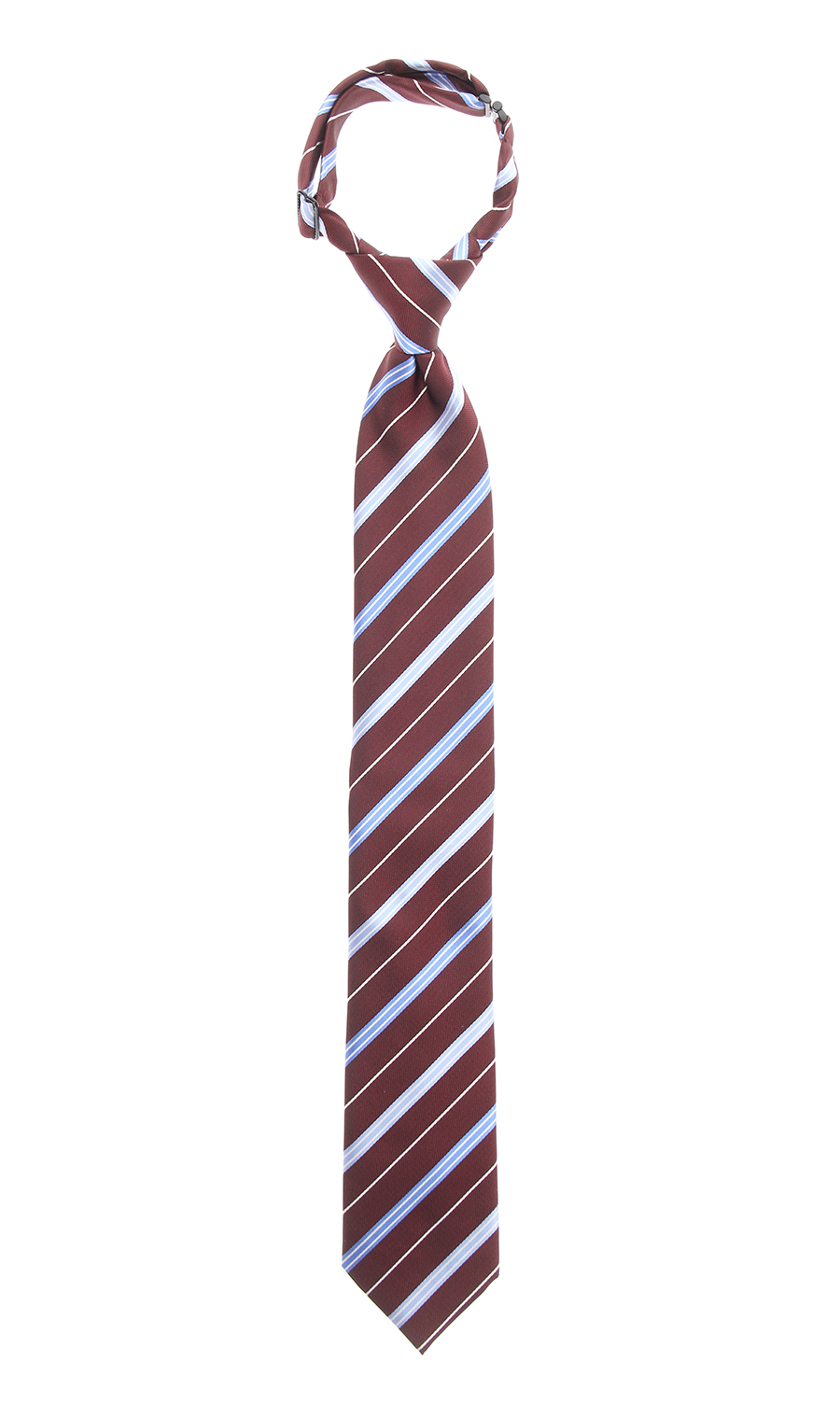 レギュラータイ【Smart Tie】【ワンタッチ】 ワイン 0