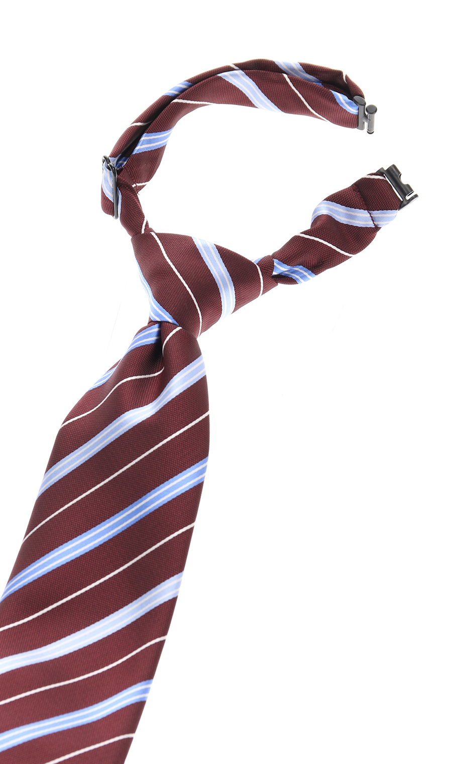 レギュラータイ【Smart Tie】【ワンタッチ】 ワイン 0