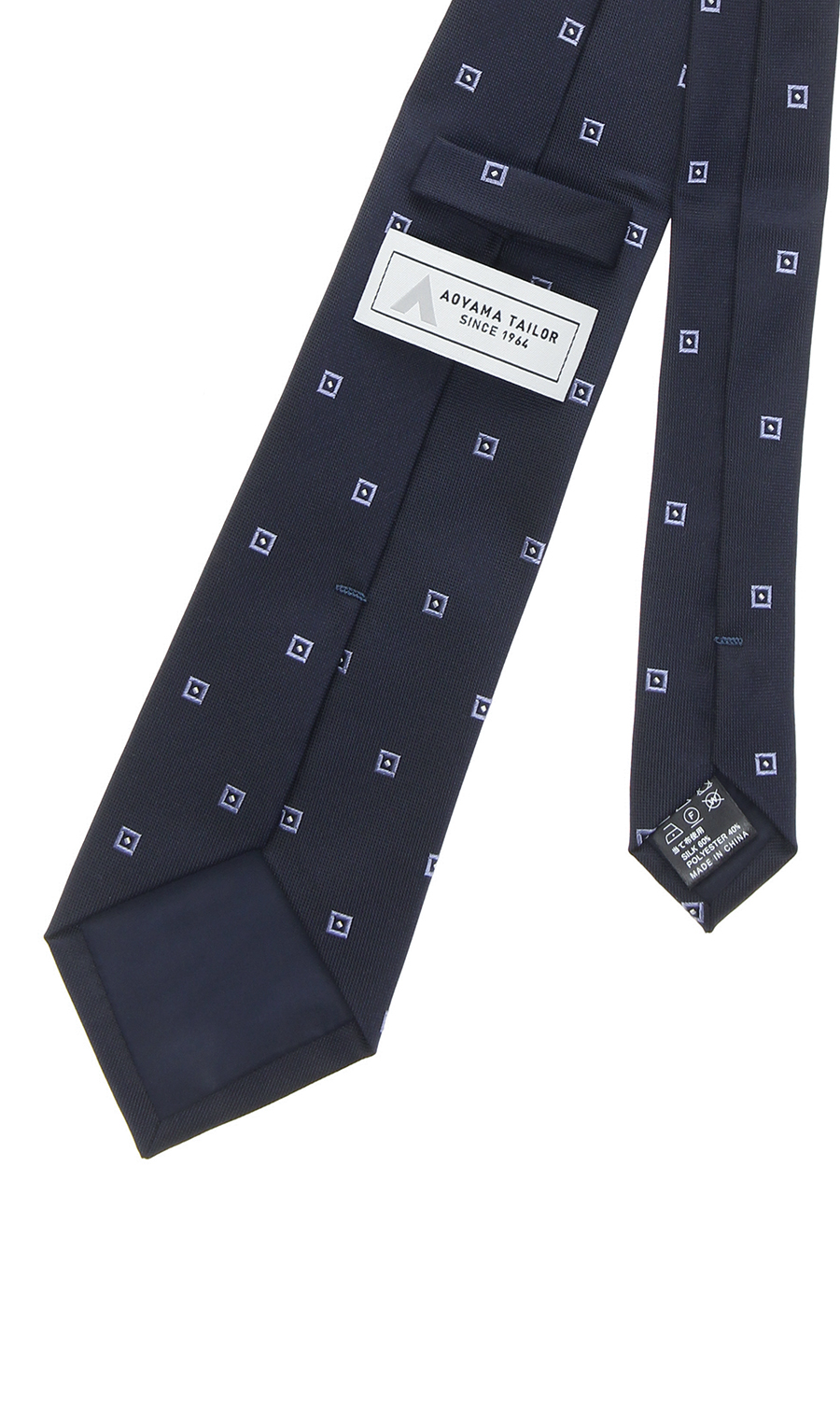 レギュラータイ【Quick Tie】【ワンタッチ】 ネイビー 8