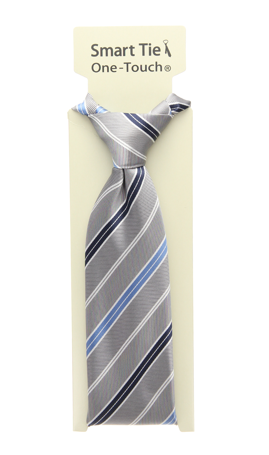 ■レギュラータイ【Smart Tie】【ワンタッチ】 グレー 0