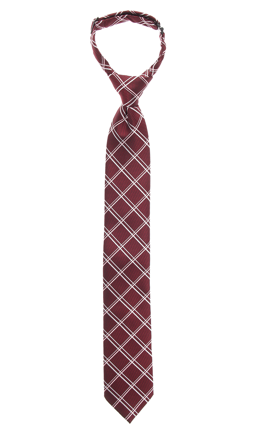 レギュラータイ【Smart Tie】【ワンタッチ】 ワイン 0