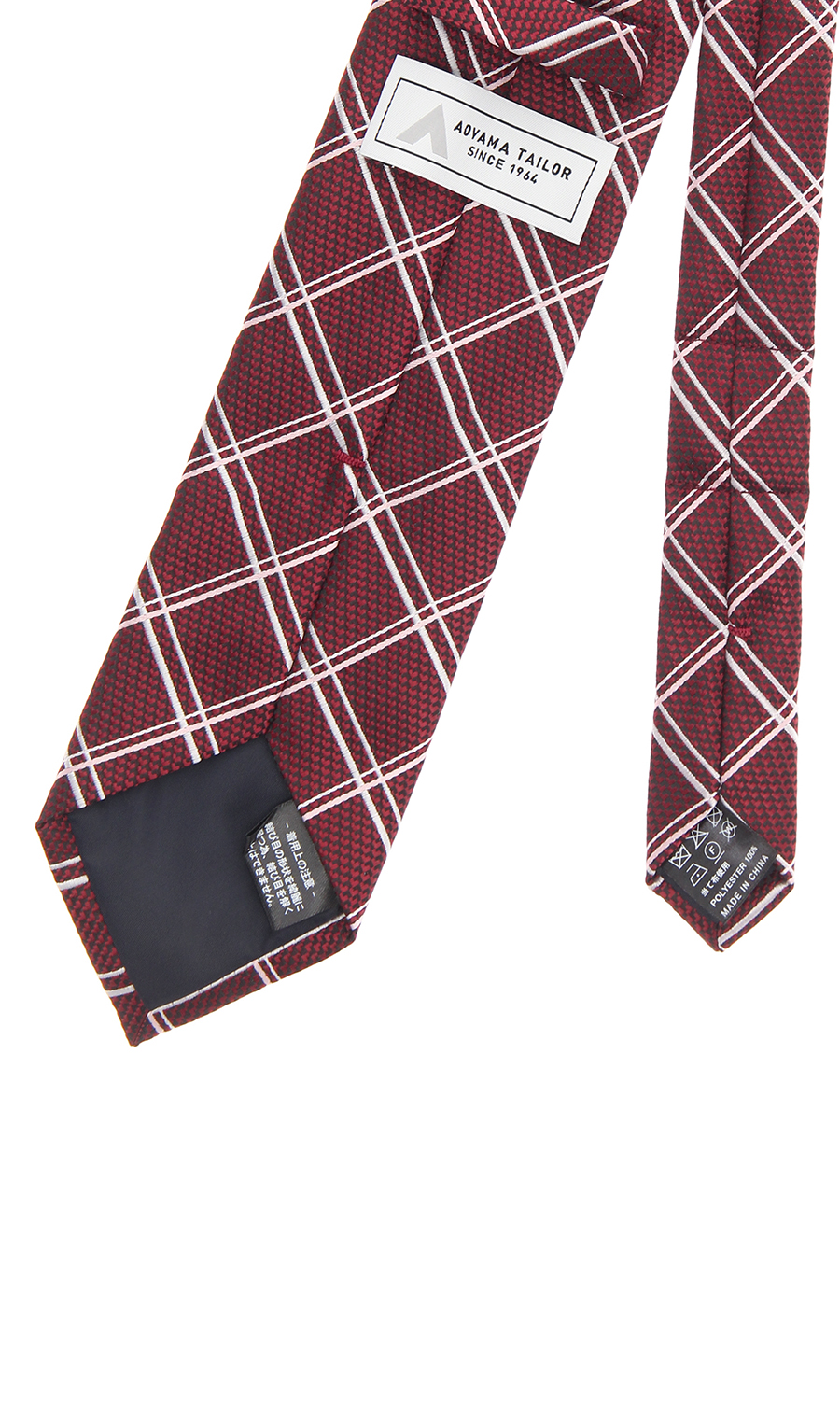 レギュラータイ【Smart Tie】【ワンタッチ】 ワイン 0