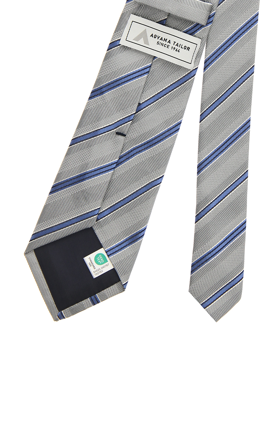 レギュラータイ【OEKO-TEX】 グレー 9