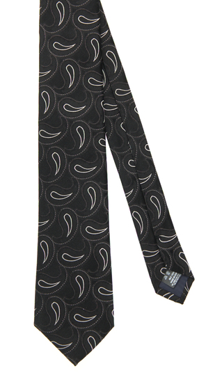 レギュラータイ【BLACK CHAMBRAY】