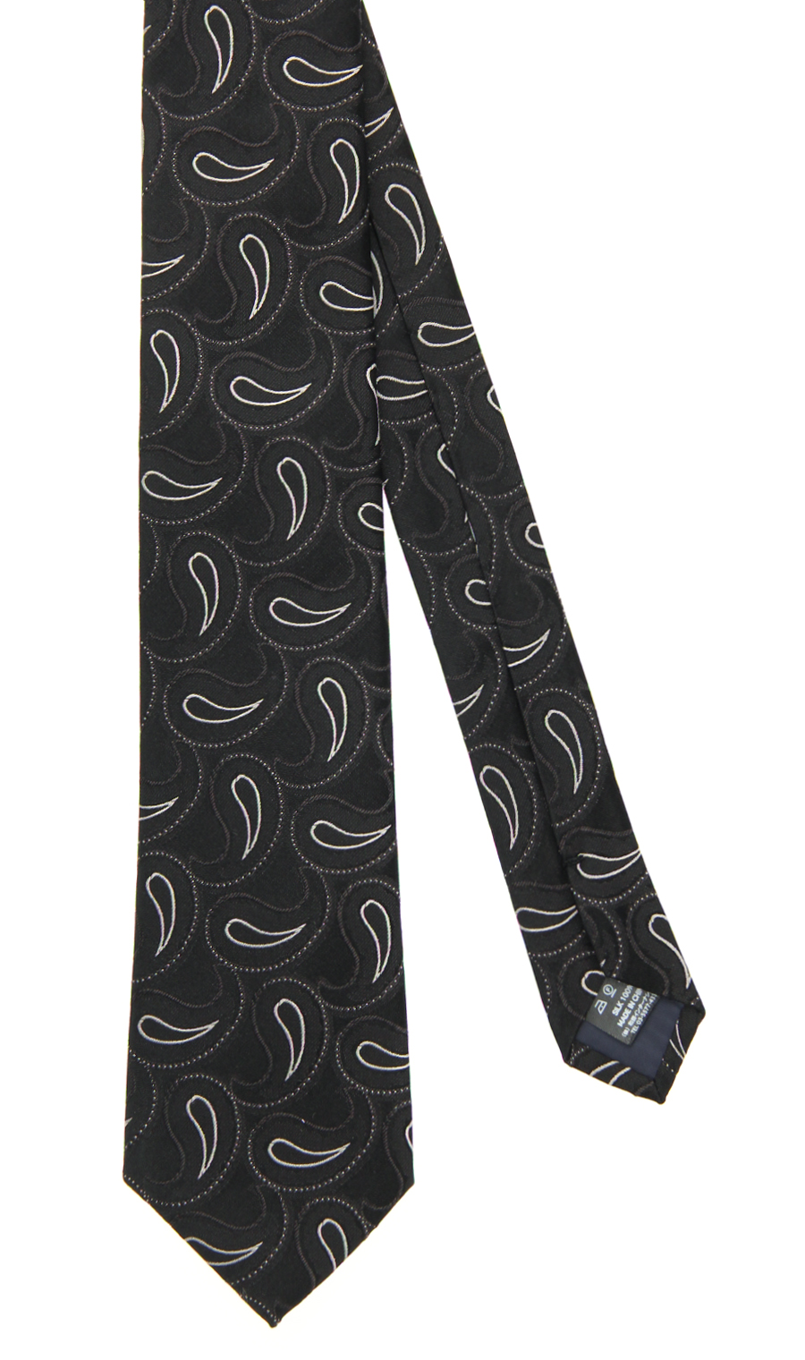 レギュラータイ【BLACK CHAMBRAY】 ブラック 6