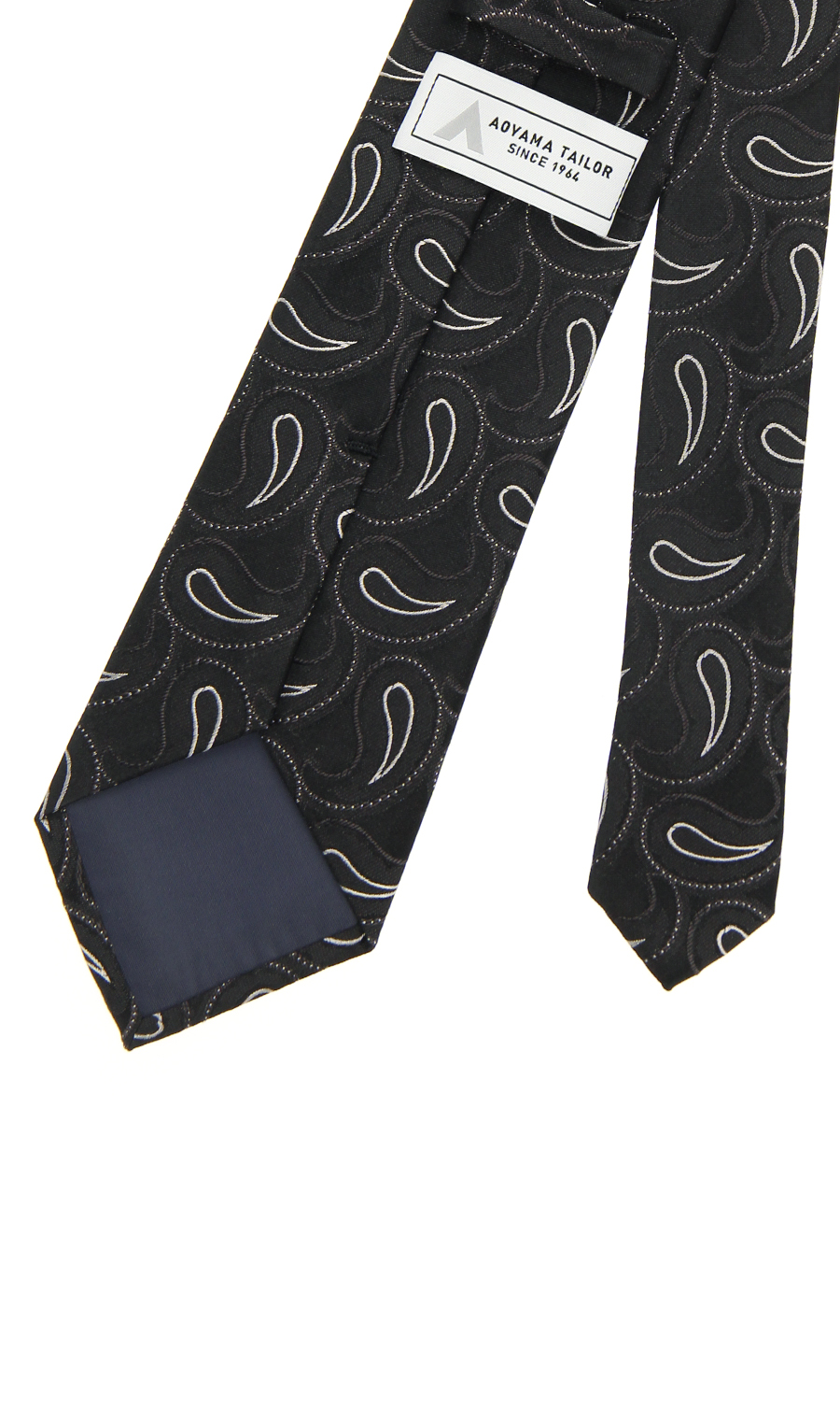 レギュラータイ【BLACK CHAMBRAY】 ブラック 6