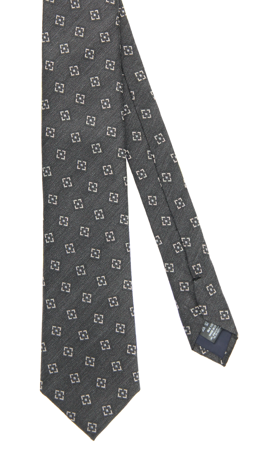 レギュラータイ【BLACK CHAMBRAY】 グレー 2