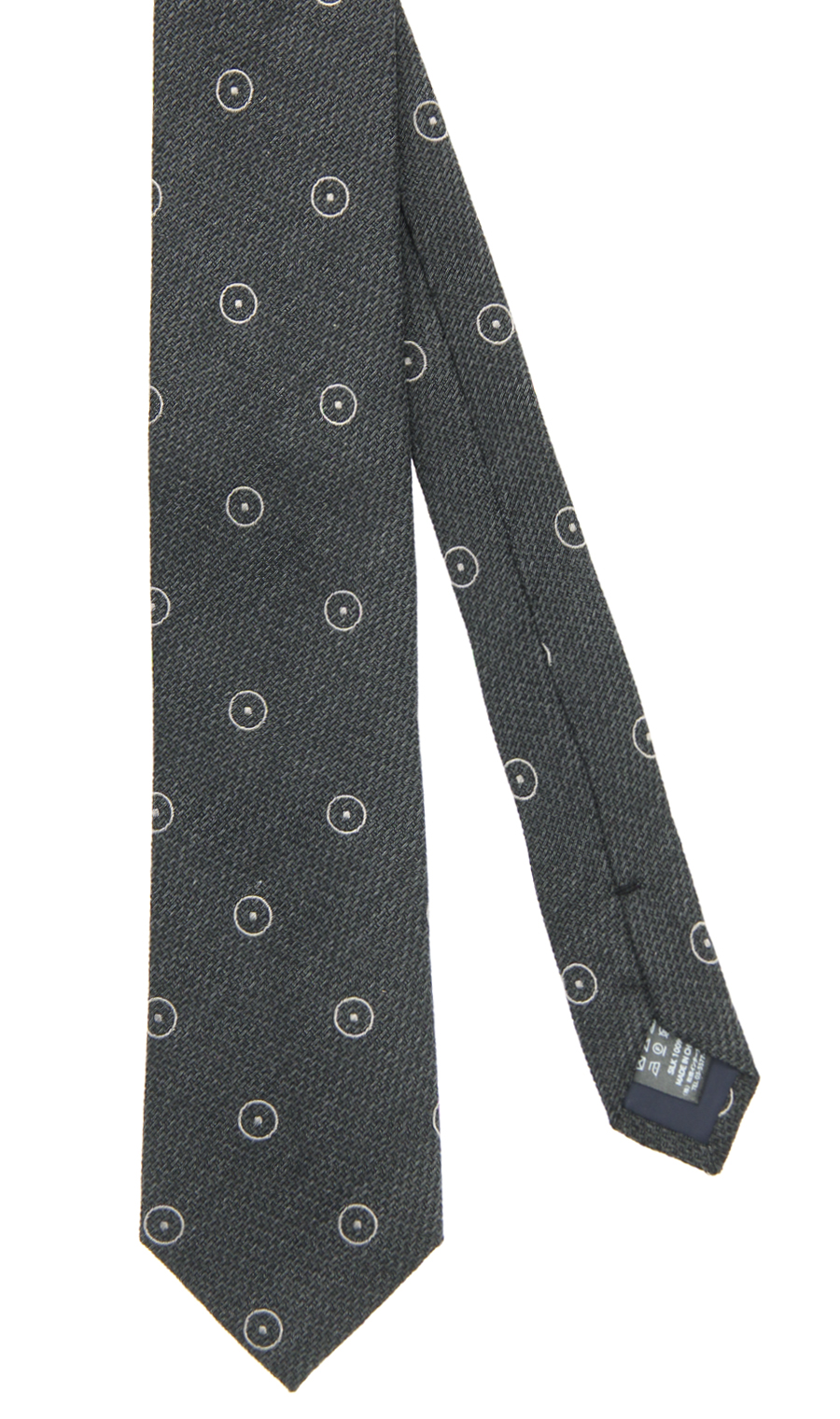 レギュラータイ【BLACK CHAMBRAY】 グレー 4