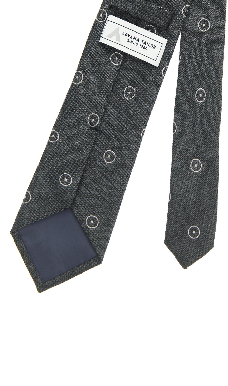 レギュラータイ【BLACK CHAMBRAY】 グレー 4