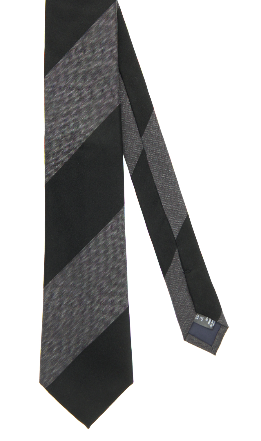 レギュラータイ【BLACK CHAMBRAY】 ブラック 9