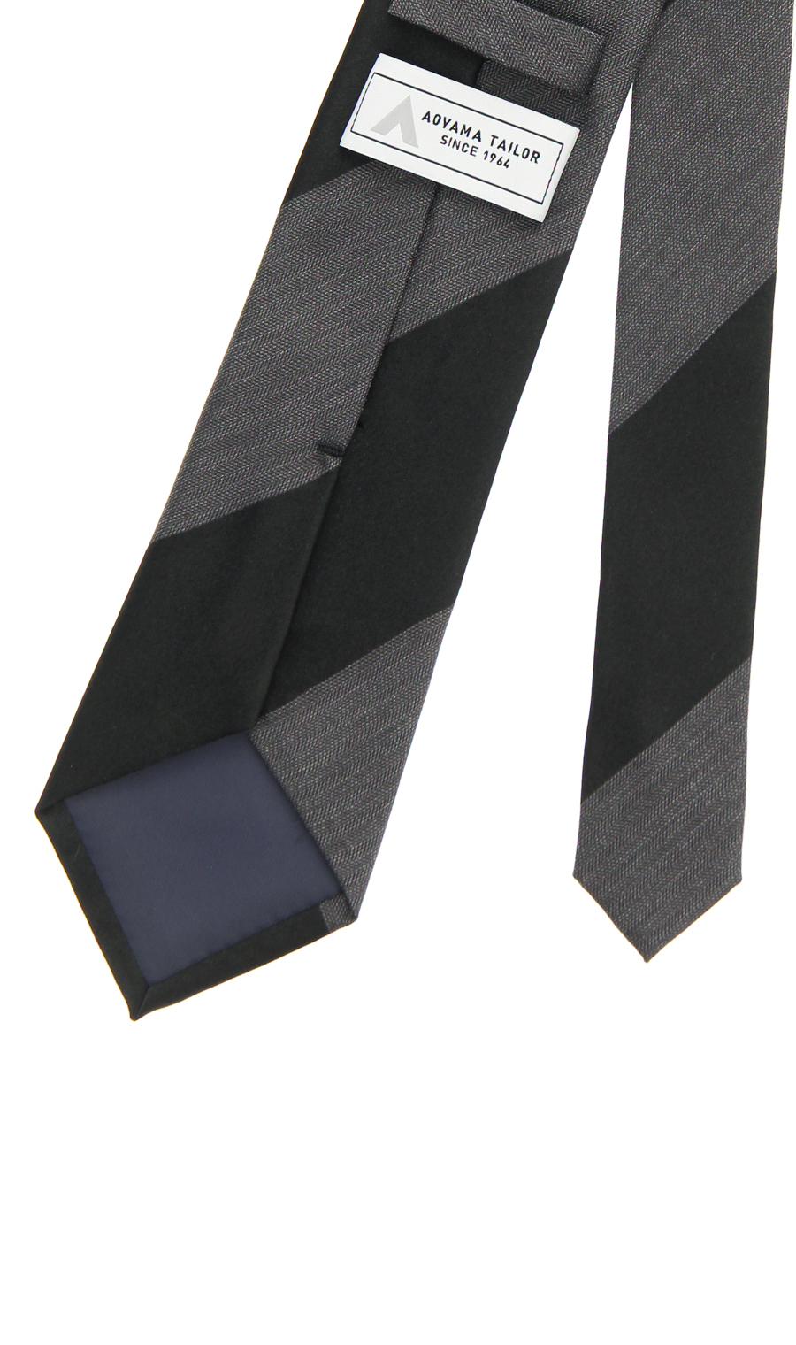 レギュラータイ【BLACK CHAMBRAY】 ブラック 9