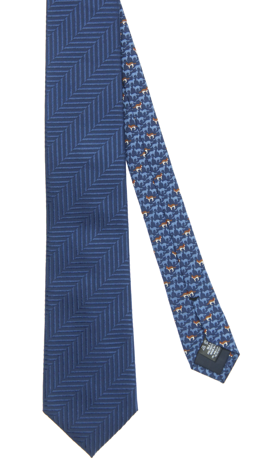 レギュラータイ【ANIMAL MOTIF CLERIC TIE】 ブルー 0