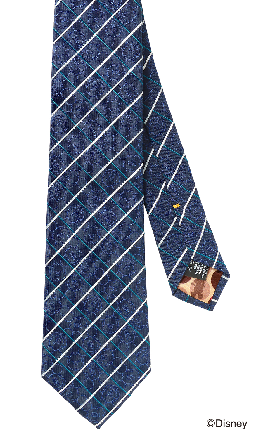 レギュラータイ&メガネケースセット【Disney】 ブルー 7