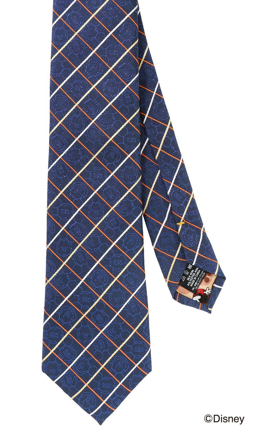 レギュラータイ&メガネケースセット【Disney】 ネイビー 7