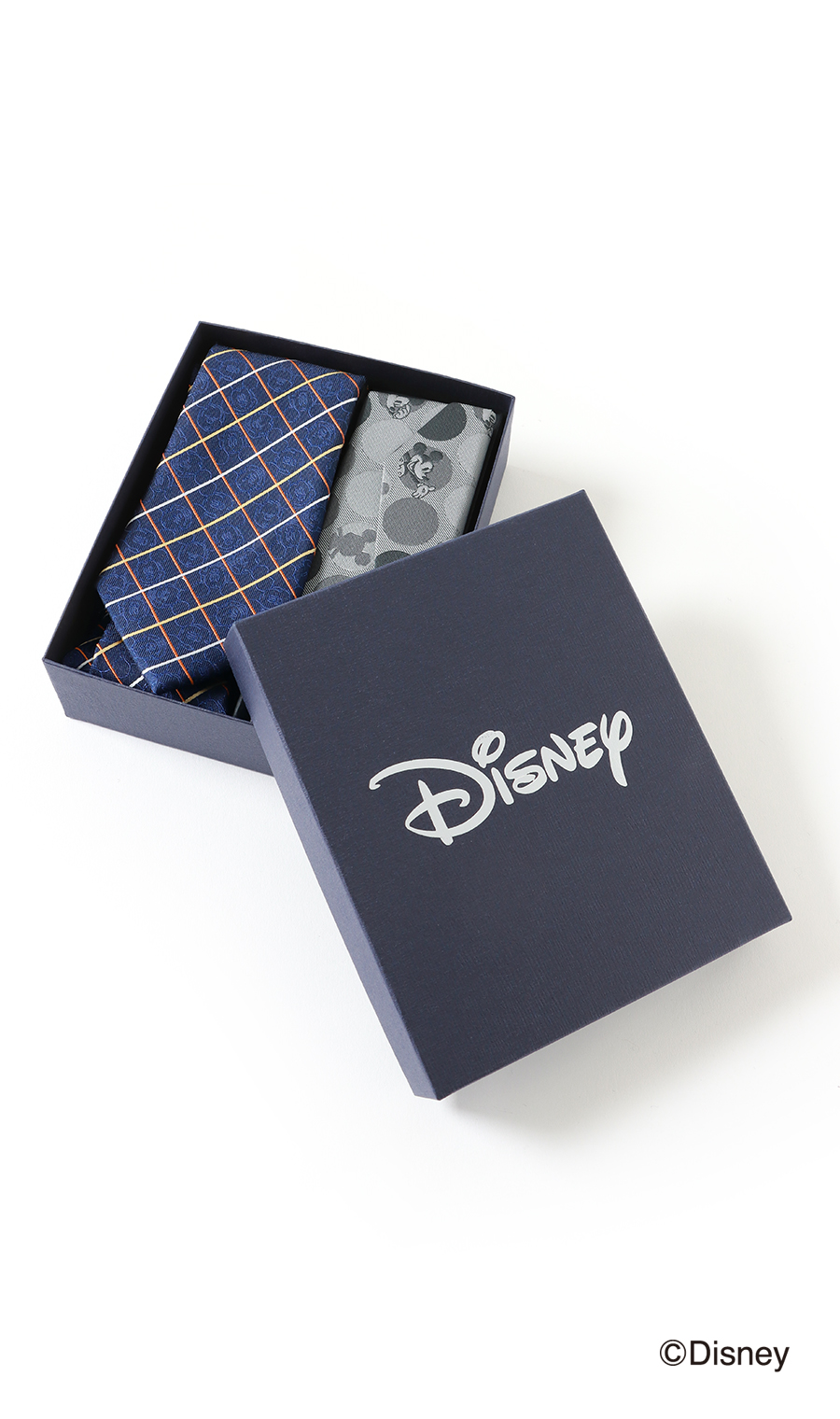 レギュラータイ&メガネケースセット【Disney】 ネイビー 7