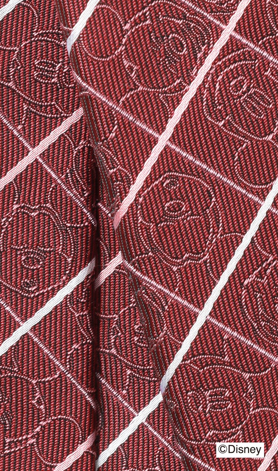 レギュラータイ＆メガネケースセット【Disney】 ワイン 7