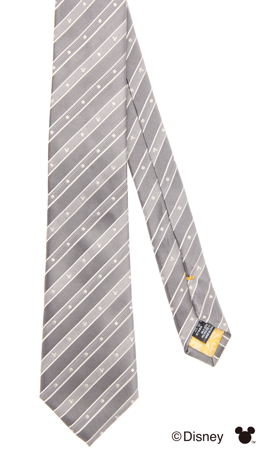 レギュラータイ【Disney】 グレー 3