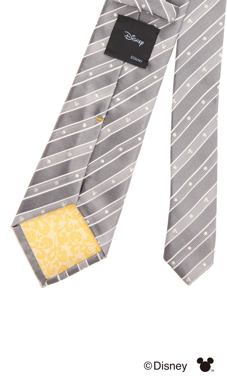 レギュラータイ【Disney】 グレー 3