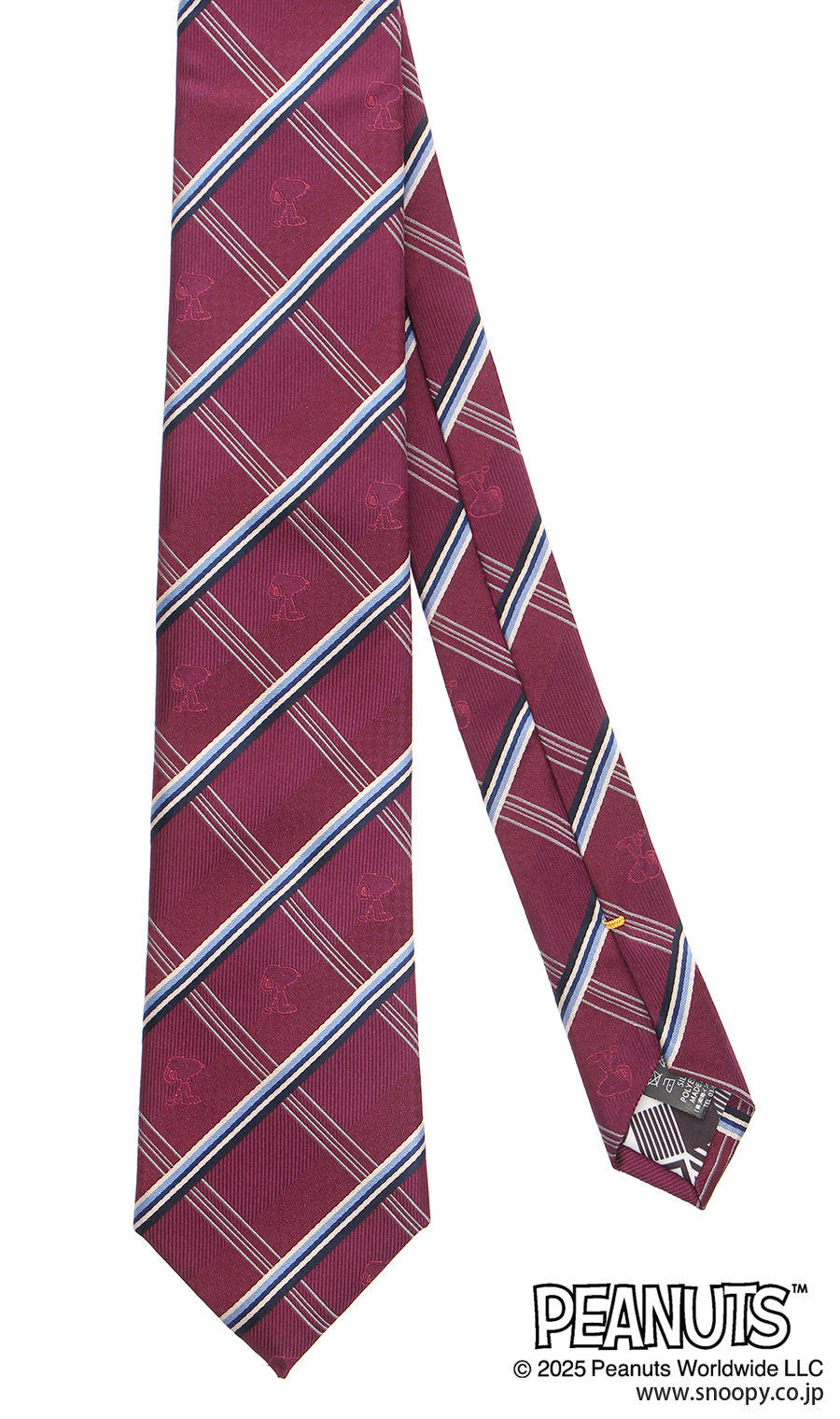 レギュラータイ【PEANUTS 】 ワイン 7