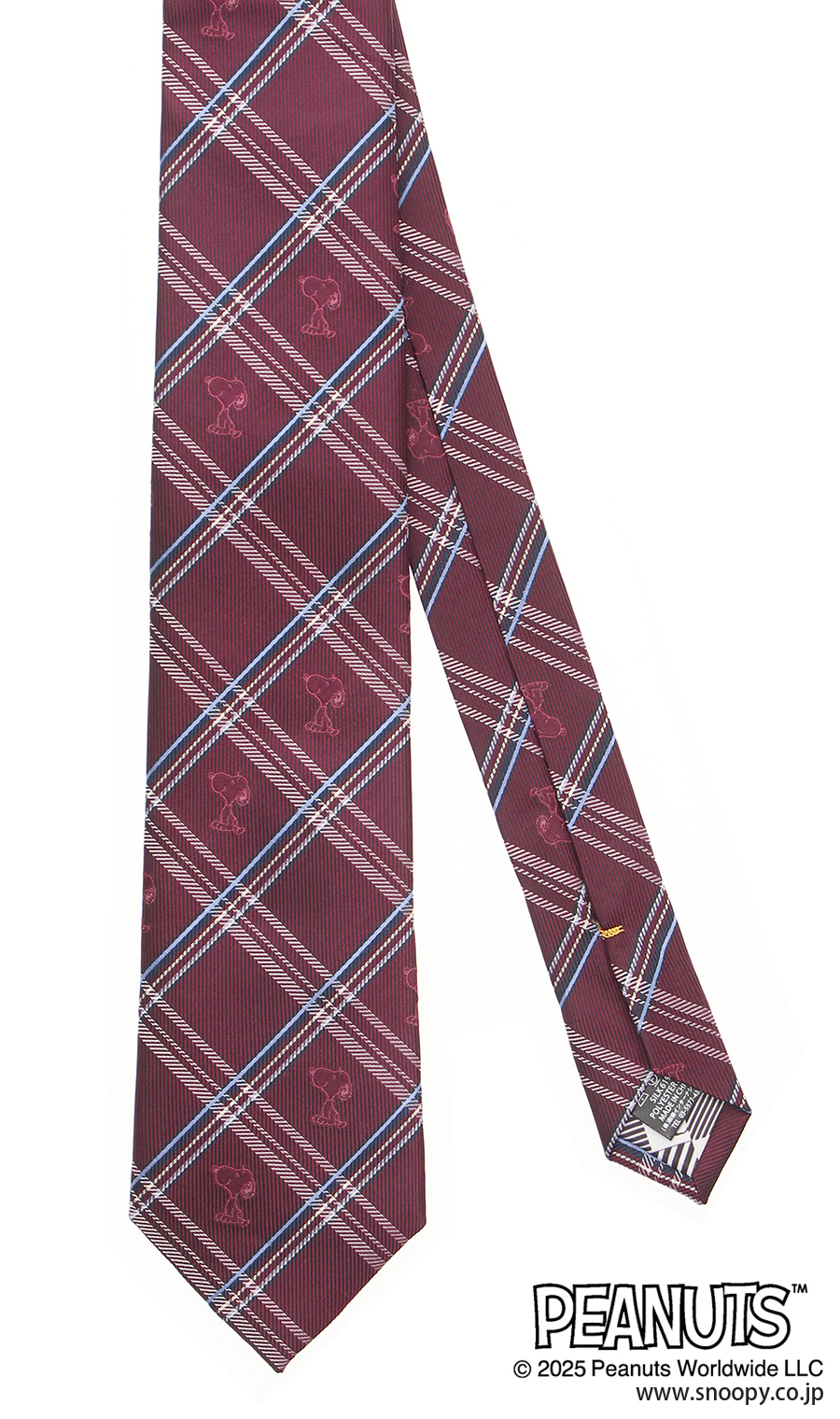 レギュラータイ【PEANUTS 】 ワイン 7