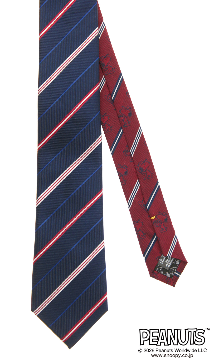 レギュラータイ【PEANUTS】 レッド 9