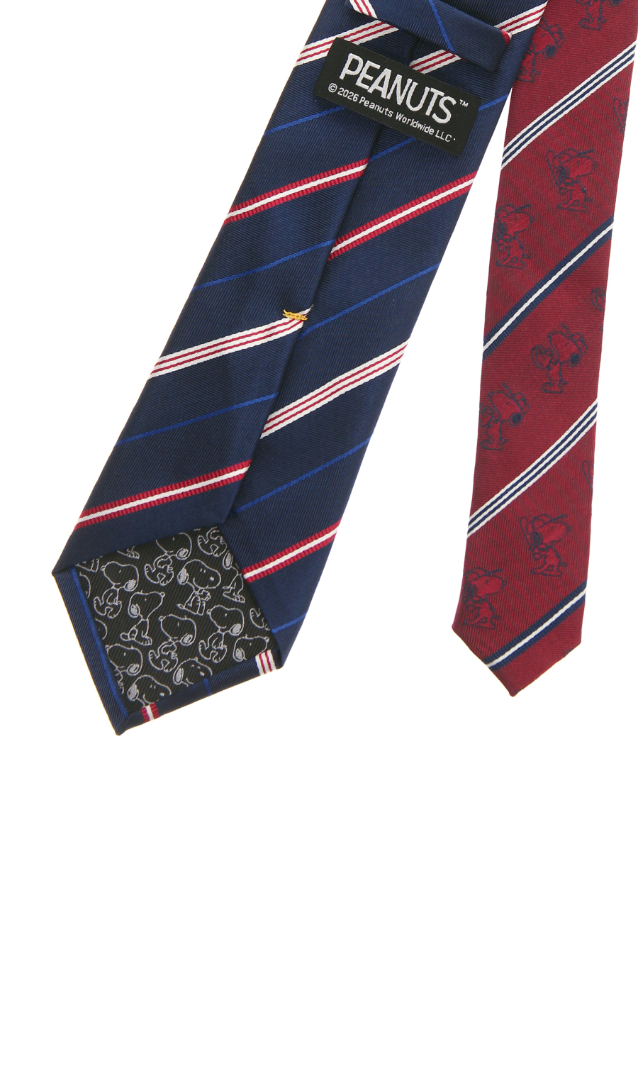 レギュラータイ【PEANUTS】 レッド 9