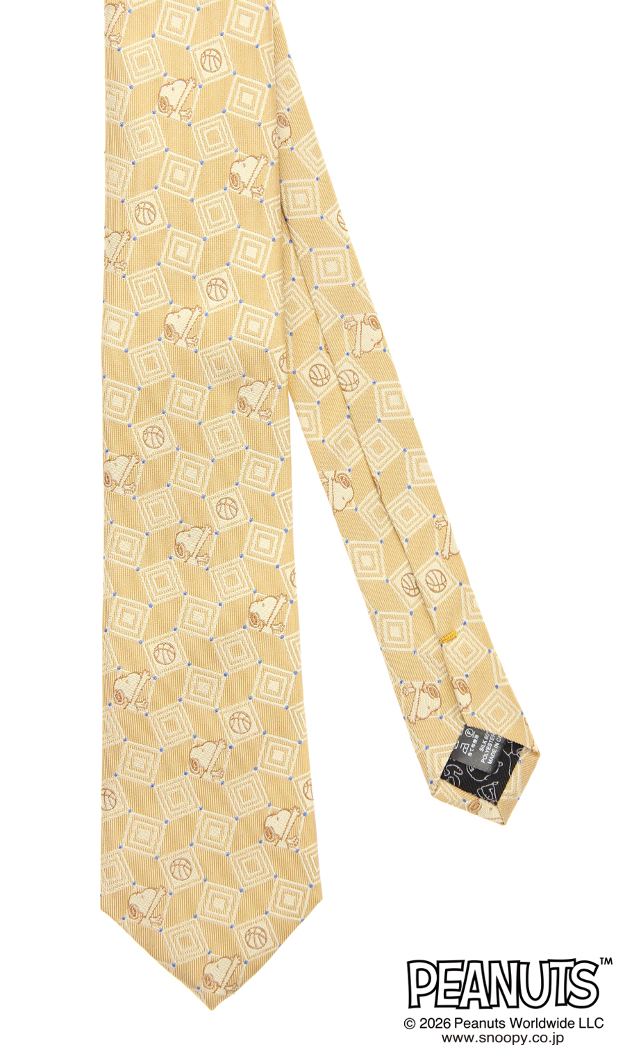 ■レギュラータイ【PEANUTS】 イエロー 4