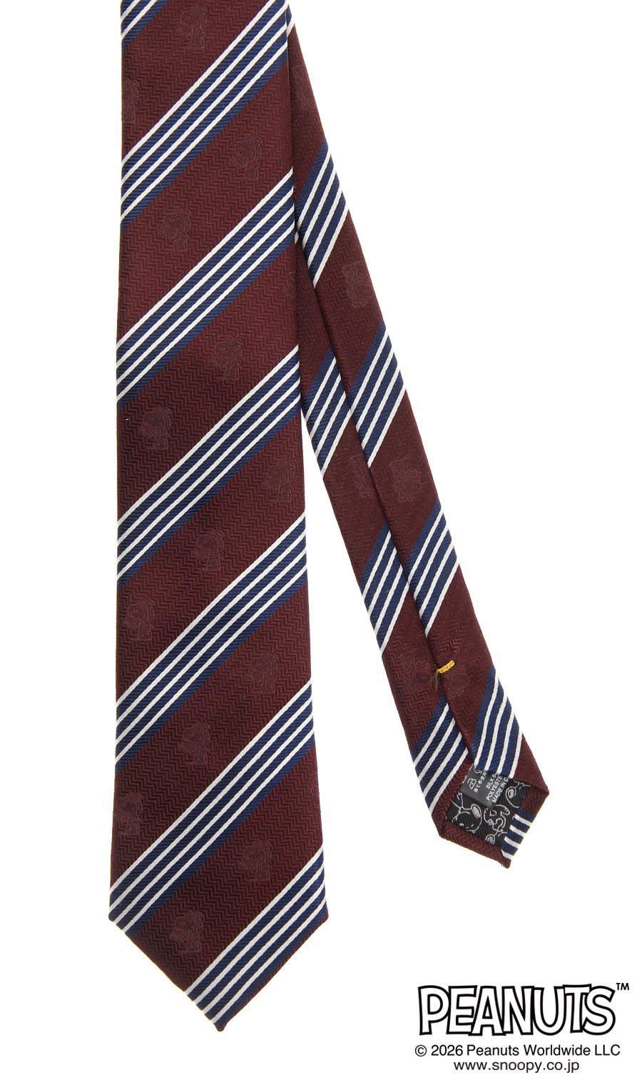 ■レギュラータイ【PEANUTS】 ワイン 9