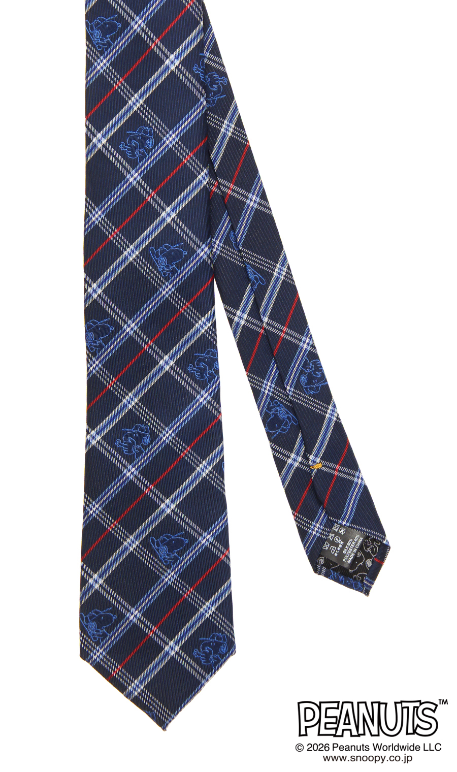 ■レギュラータイ【PEANUTS】 ブルー 7